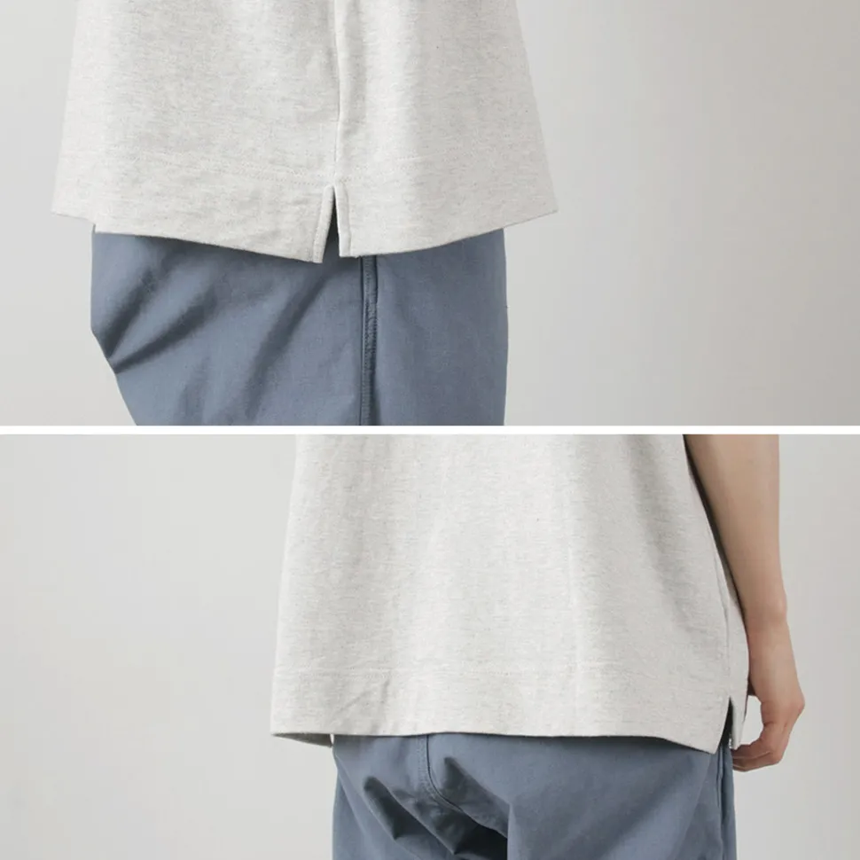 GOHEMP / Wide slit T-shirt Heather