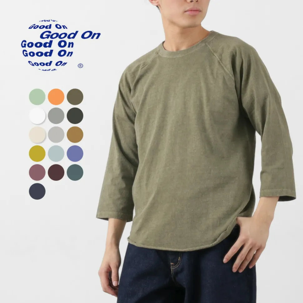 GOOD ON / Baseball raglan T-shirt