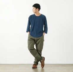 GOOD ON / Baseball T-Shirt Raglan / Indigo Shave
