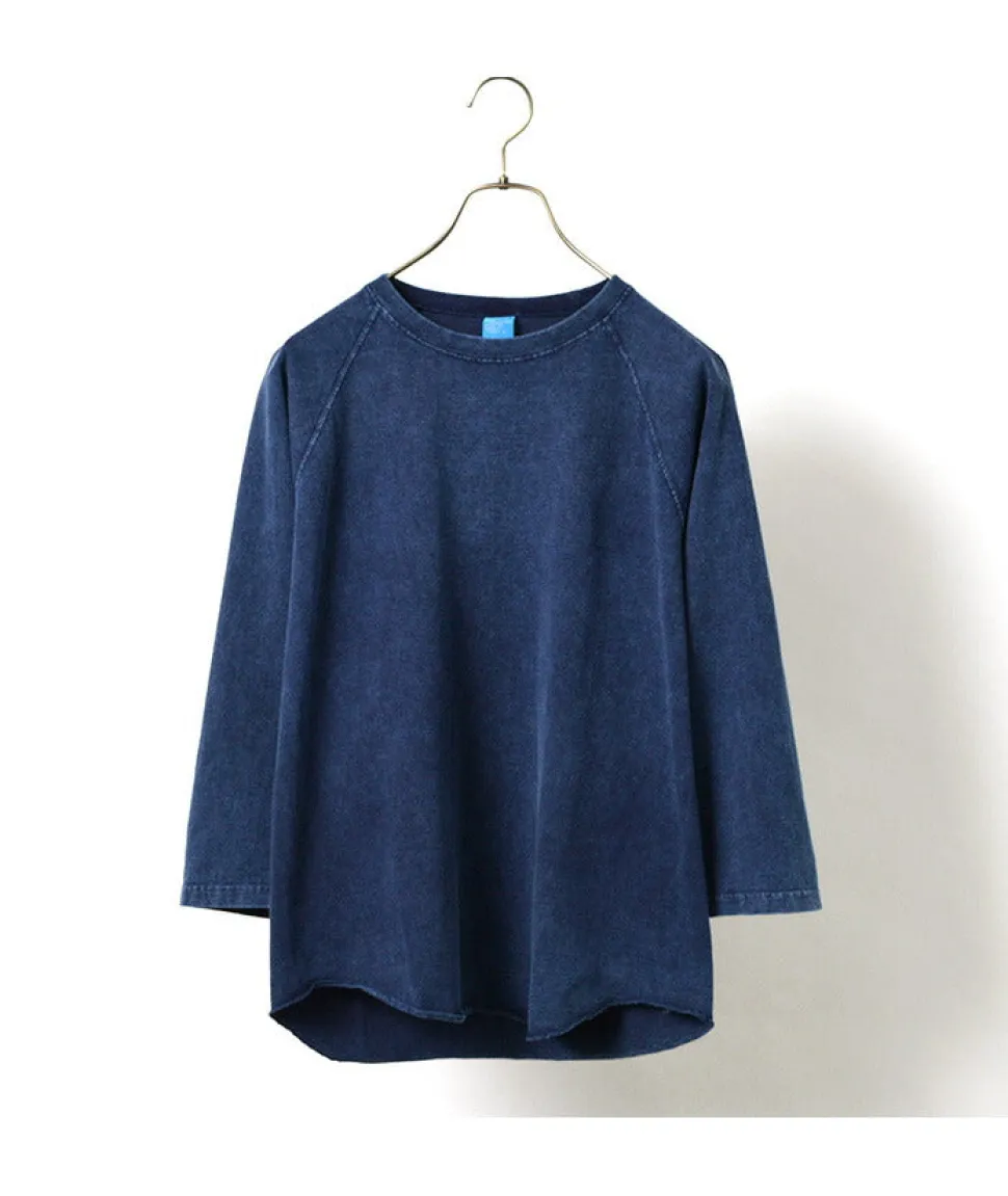 GOOD ON / Baseball T-Shirt Raglan / Indigo Shave