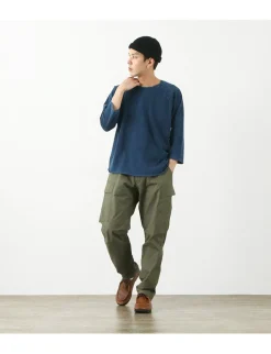 GOOD ON / Baseball T-Shirt Raglan / Indigo Shave