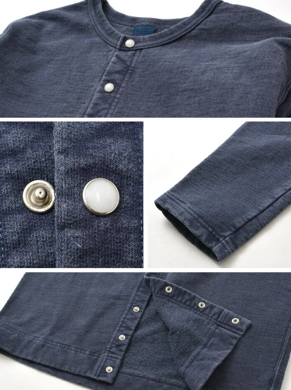 GOOD ON / Crew Sweatshirt Cardigan