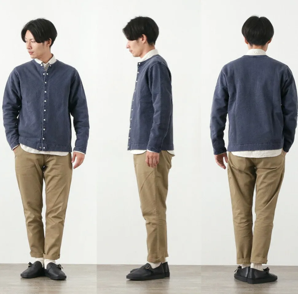 GOOD ON / Crew Sweatshirt Cardigan
