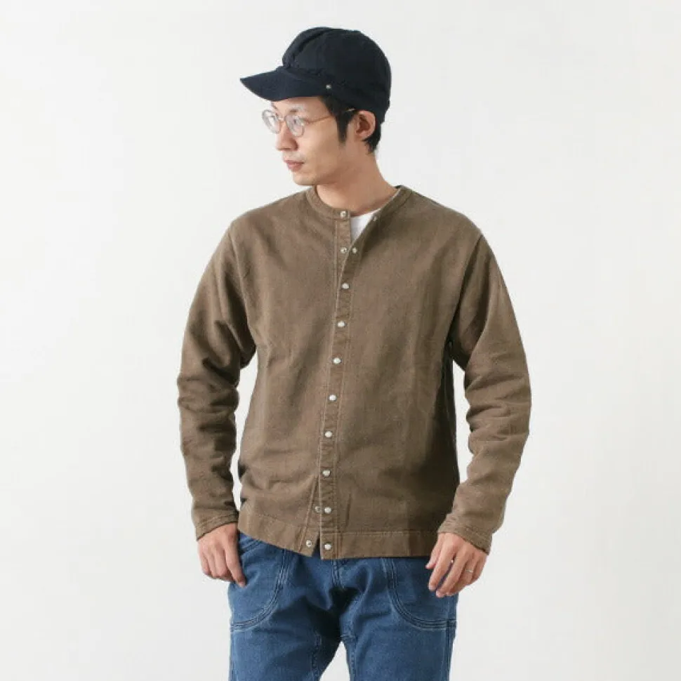 GOOD ON / Crew Sweatshirt Cardigan