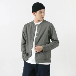 GOOD ON / Crew Sweatshirt Cardigan