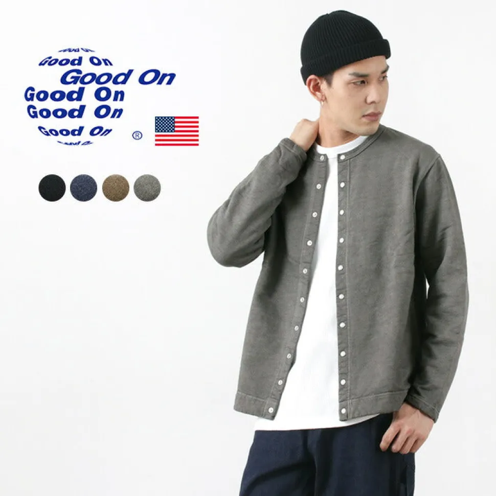 GOOD ON / Crew Sweatshirt Cardigan