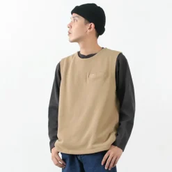 GOOD ON / Fleece Sweat waistcoat Optoelectronic