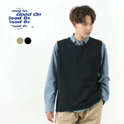 GOOD ON / Fleece Sweat waistcoat Optoelectronic