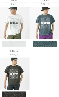 GOOD ON / GO SQUARE LOGO short sleeve T-shirt