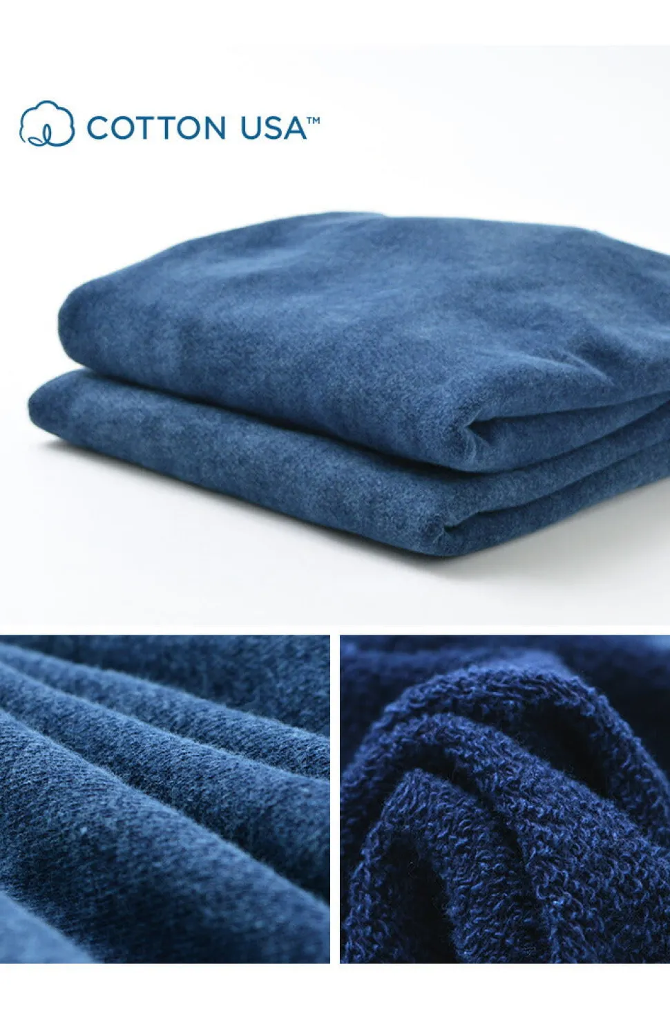 GOOD ON / GOBW101 IS Indigo Raglan Crew Sweatshirt