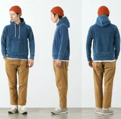 GOOD ON / GOBW1203 IS Indigo Raglan Pullover Hooded Sweatshirt