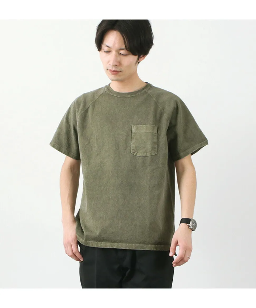 GOOD ON / GOST1101 Raglan heavy pocket T-shirt short sleeve