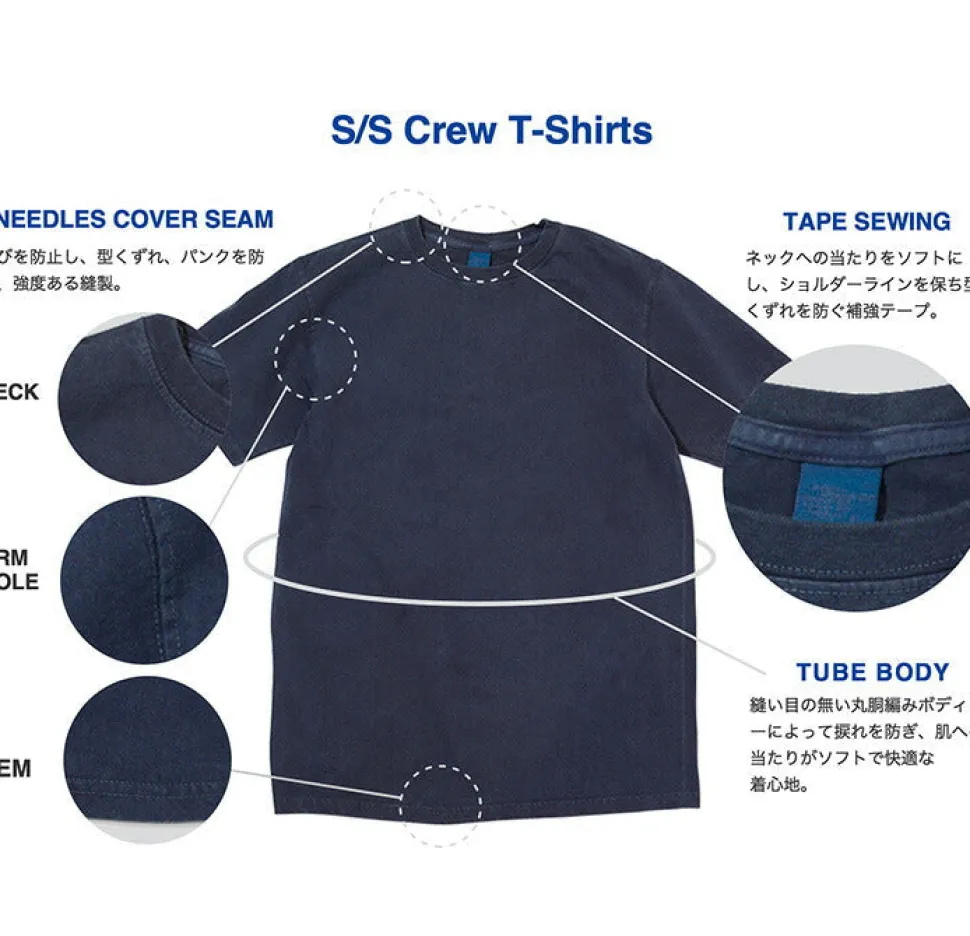 GOOD ON / GOST1101 Raglan heavy pocket T-shirt short sleeve