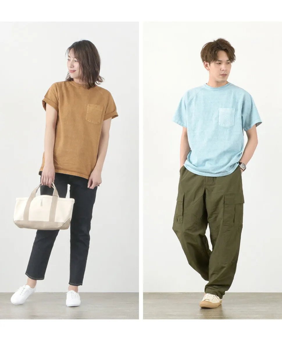 GOOD ON / GOST1101 Raglan heavy pocket T-shirt short sleeve