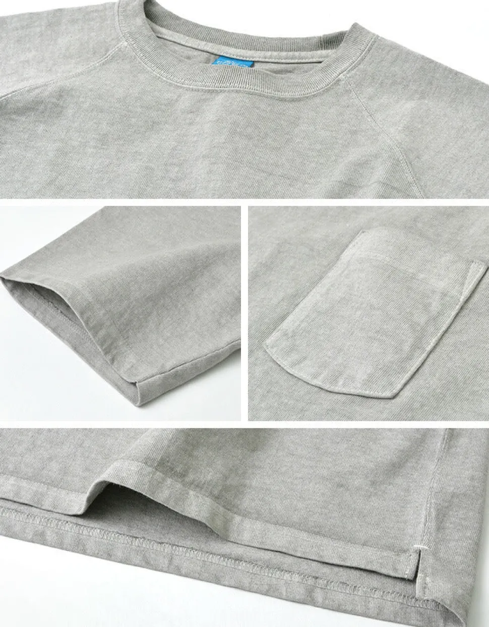 GOOD ON / GOST1101 Raglan heavy pocket T-shirt short sleeve