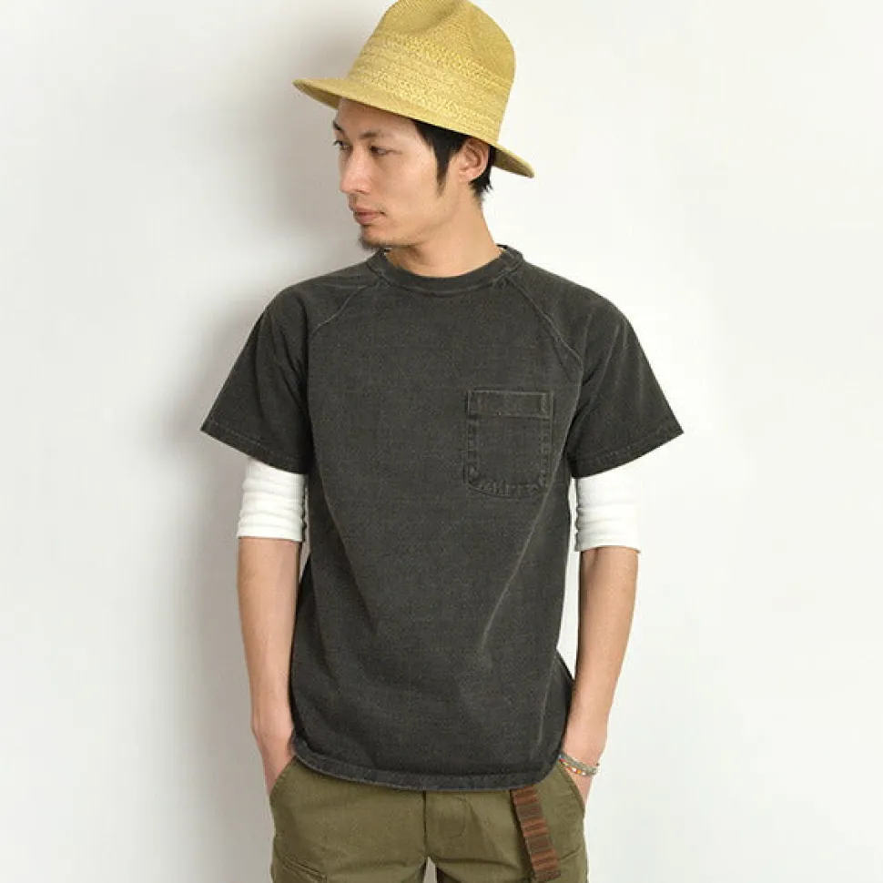 GOOD ON / GOST1101 Raglan heavy pocket T-shirt short sleeve