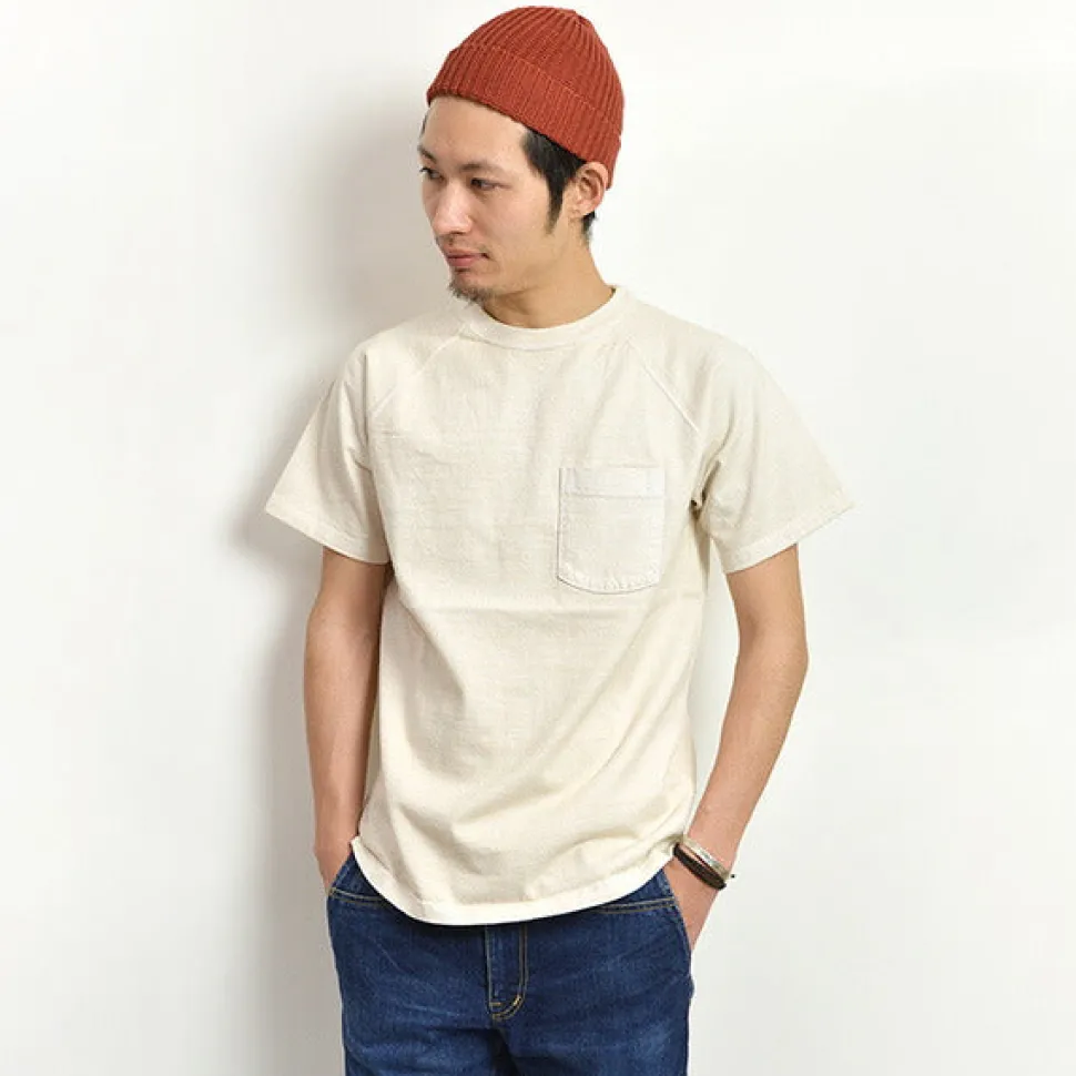GOOD ON / GOST1101 Raglan heavy pocket T-shirt short sleeve