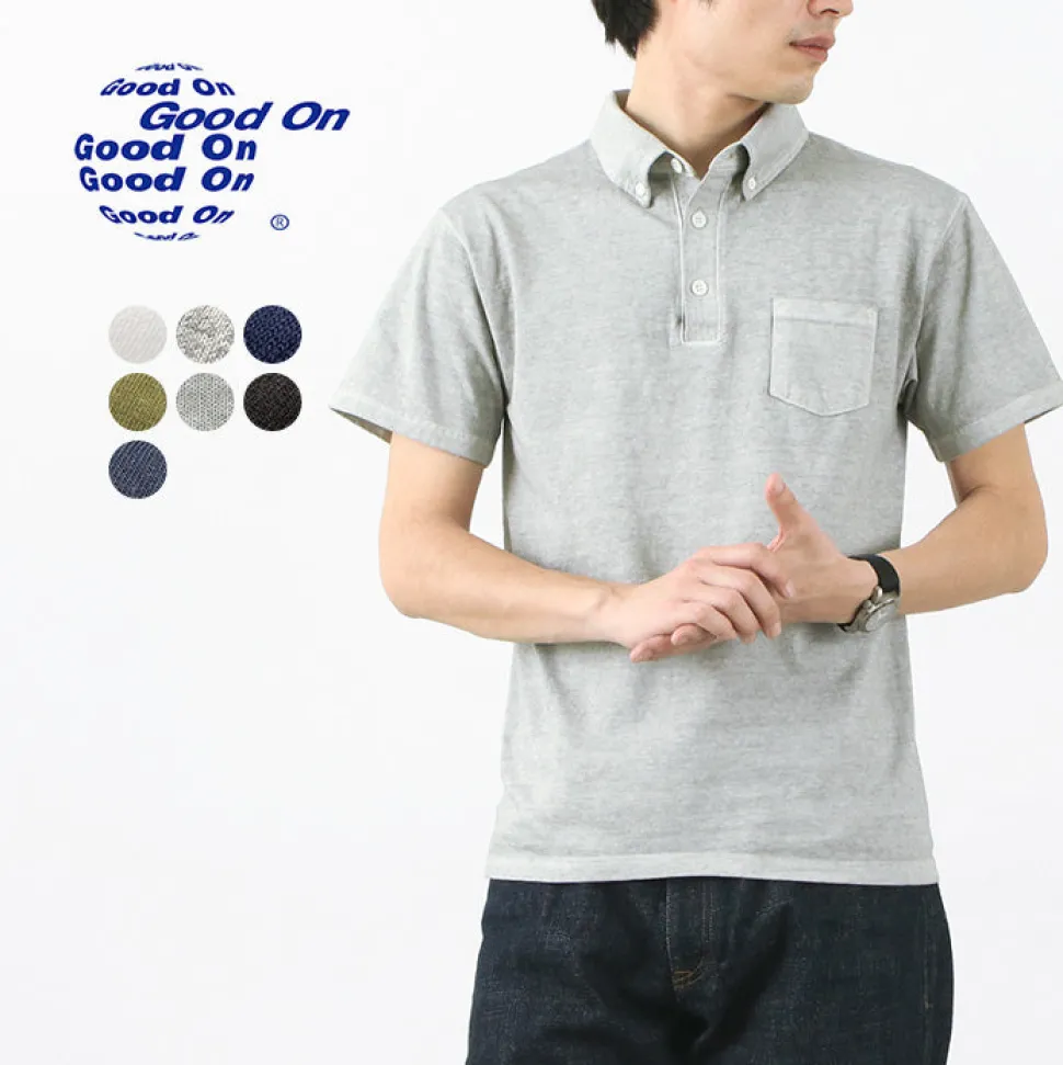 GOOD ON / GOST1103 Short sleeve polo shirt