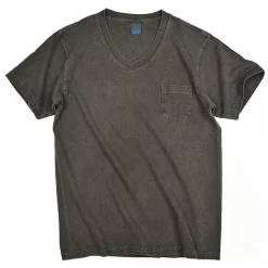 GOOD ON / GOST1408 Short sleeve V-neck pocket T-shirt