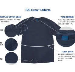 GOOD ON / GOST1408 Short sleeve V-neck pocket T-shirt