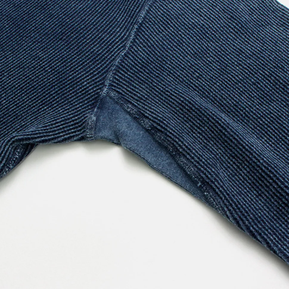 GOOD ON / Indigo Long Sleeve Thermal T-Shirt