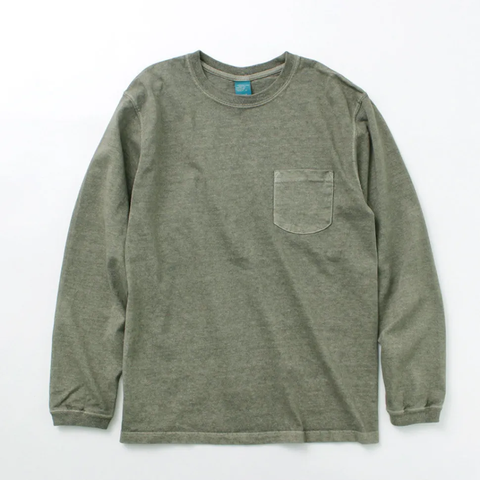 GOOD ON / Long Sleeve Pocket Crew T-Shirt