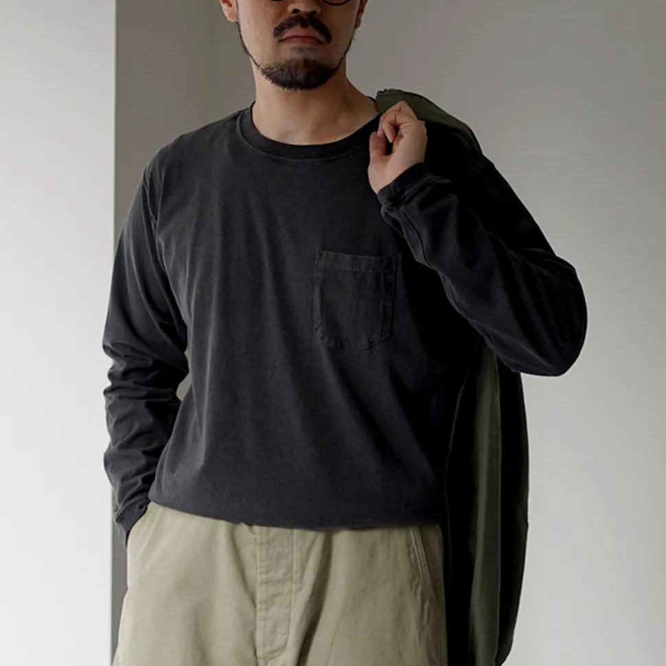GOOD ON / Long Sleeve Pocket Crew T-Shirt