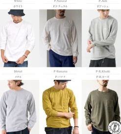 GOOD ON / Long Sleeve Pocket Crew T-Shirt