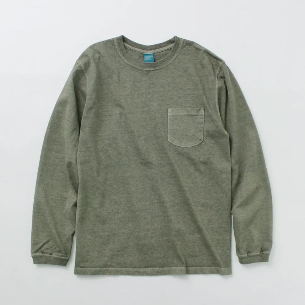 GOOD ON / Long Sleeve Pocket Crew T-Shirt