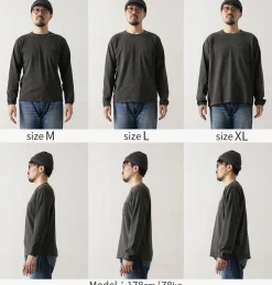 GOOD ON / Long Sleeve Pocket Crew T-Shirt