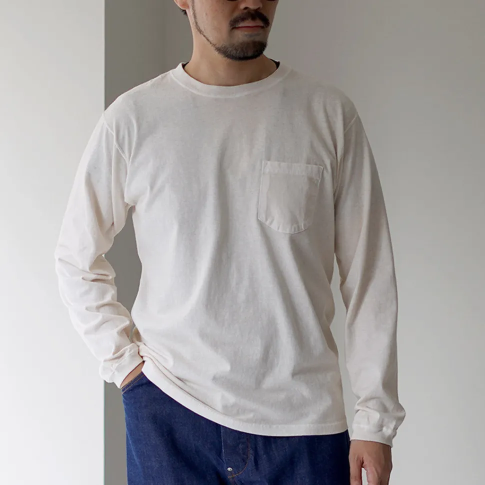 GOOD ON / Long Sleeve Pocket Crew T-Shirt