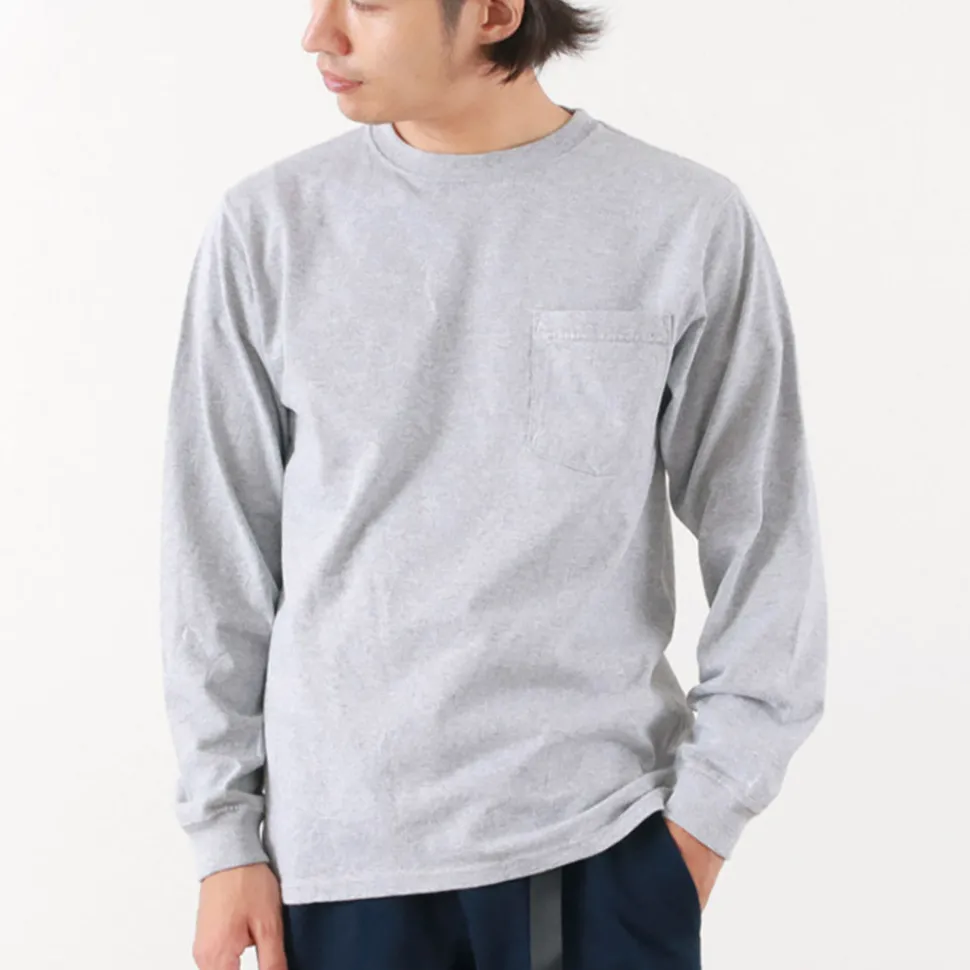 GOOD ON / Long Sleeve Pocket Crew T-Shirt