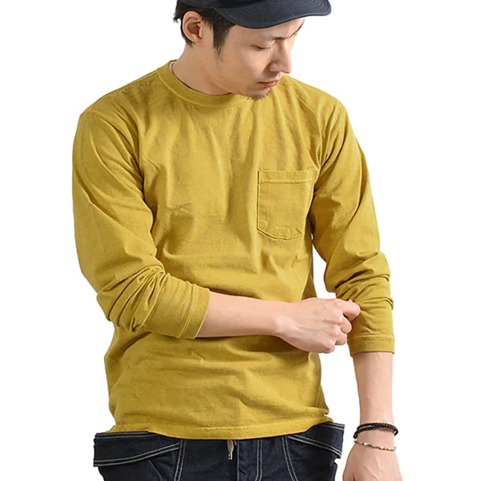 GOOD ON / Long Sleeve Pocket Crew T-Shirt