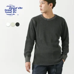 GOOD ON / Long Sleeve Thermal Pigmented Dye