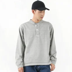 GOOD ON / L/S heavy henley T