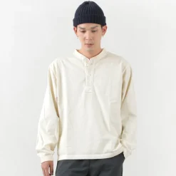 GOOD ON / L/S heavy henley T