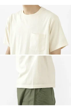 GOOD ON / organic short sleeve pocket T-shirt