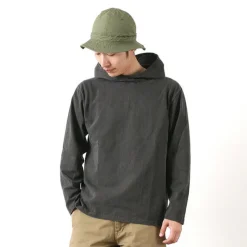 GOOD ON / Pullover hooded T-shirt/long sleeves