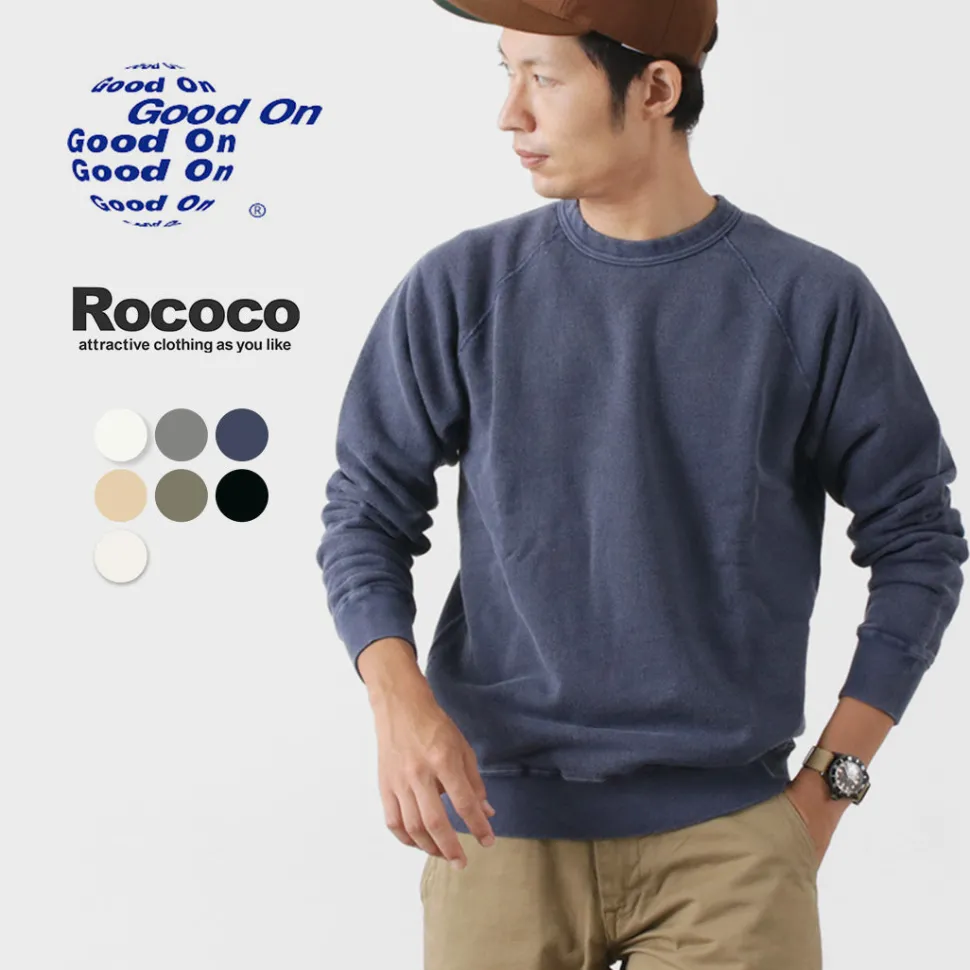 GOOD ON / Raglan Crew Sweatshirt