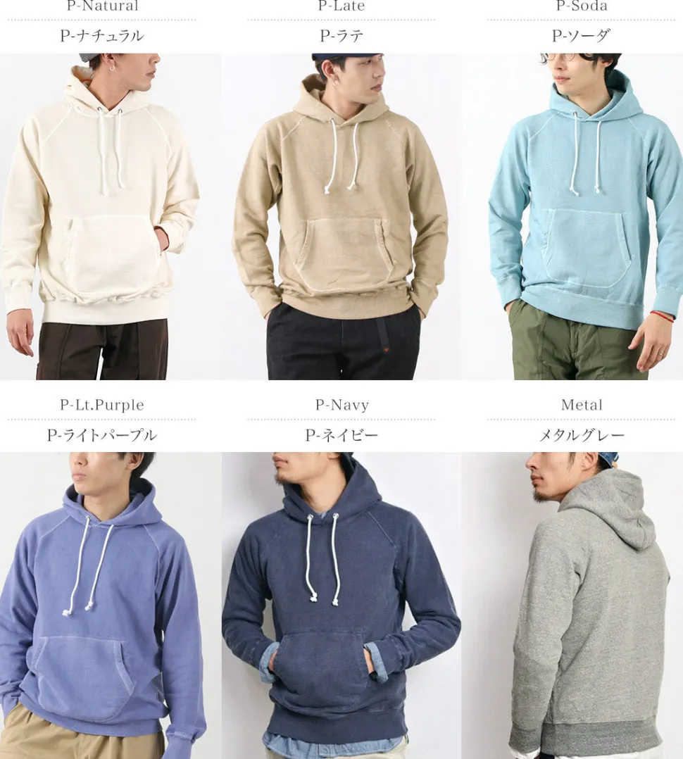 GOOD ON / Raglan Pullover Hooded Sweatshirt