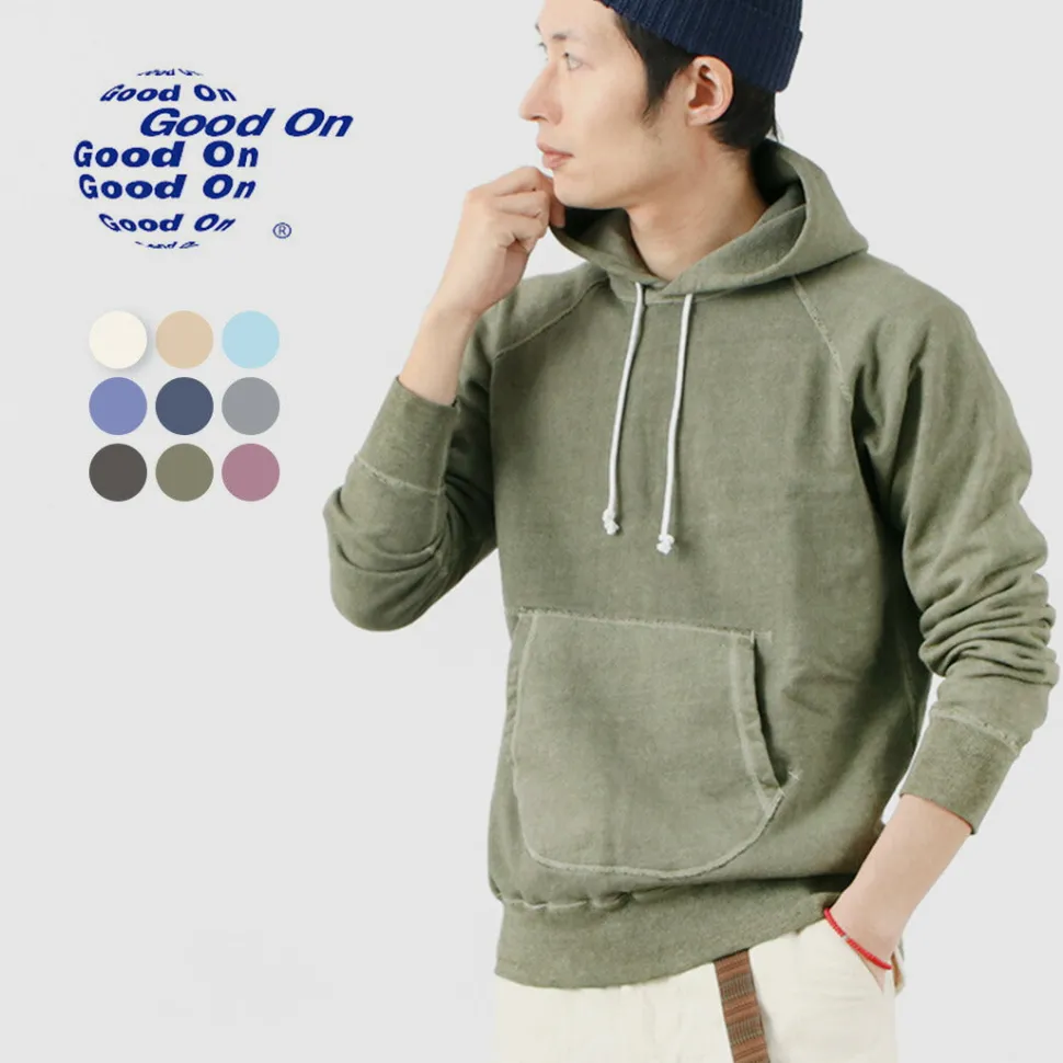 GOOD ON / Raglan Pullover Hooded Sweatshirt