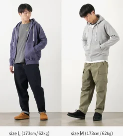 GOOD ON / Raglan Zip Hood Sweatshirt