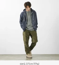 GOOD ON / Raglan Zip Hood Sweatshirt