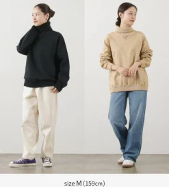 GOOD ON / Rib Neck Sweatshirt