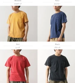 GOOD ON / Short Sleeve Pocket T-Shirt Vintage Dye