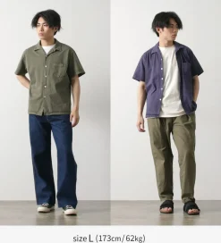 GOOD ON / Short Sleeve TEE Open Collar Shirt