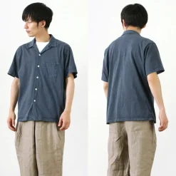 GOOD ON / Short Sleeve TEE Open Collar Shirt