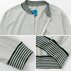 GOOD ON / Striped Rib Tee Track Jacket