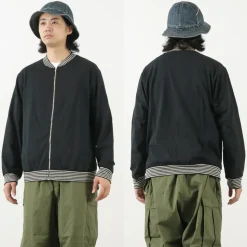 GOOD ON / Striped Rib Tee Track Jacket