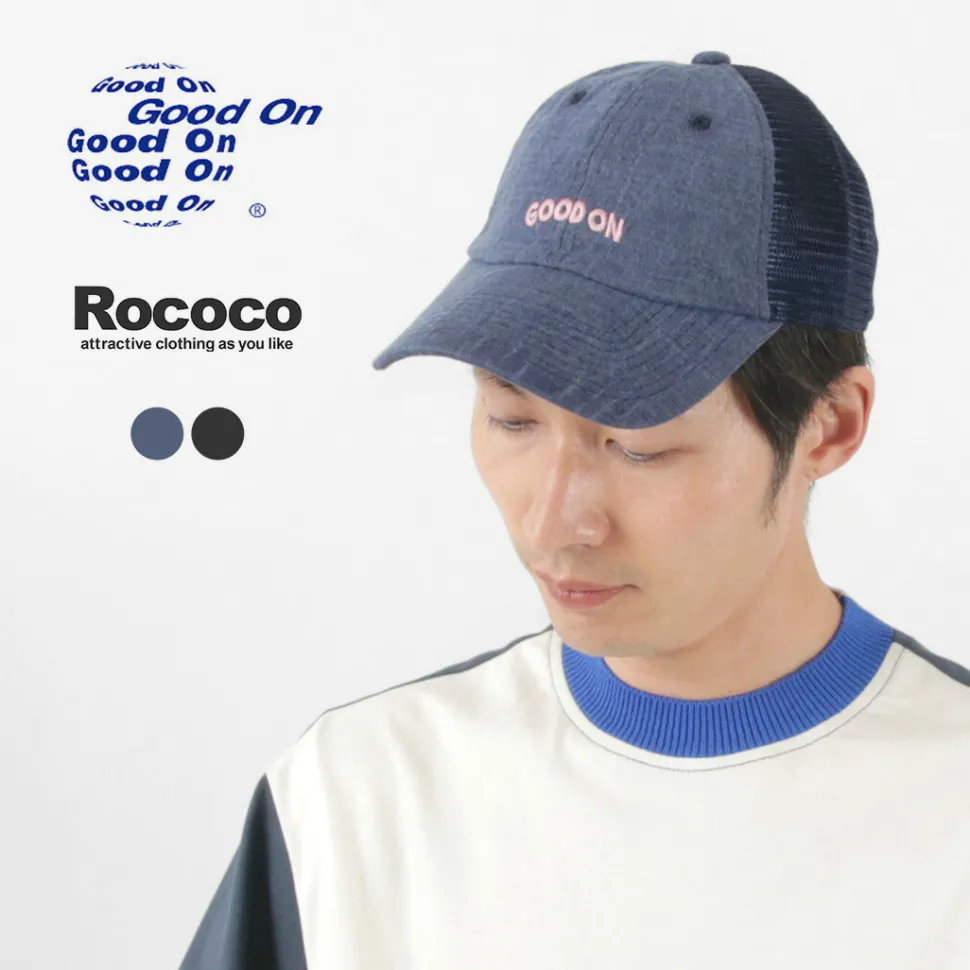GOOD ON / TEE mesh cap GOOD ON embroidery